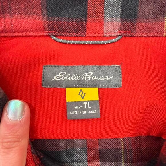 Eddie-bauer Men's Red Shirt - Picture 3 of 5